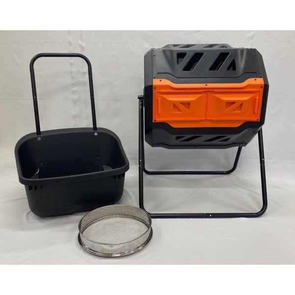 Genesis,Maze,Rsi Genesis 42 Gallon Composter with Cart, Sifter GEN-C42-CS